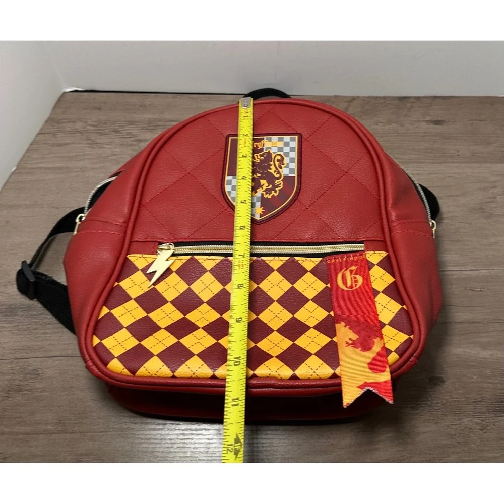 Harry Potter Gryffindor Quilted‎ Mini Backpack Red Yellow Emblem